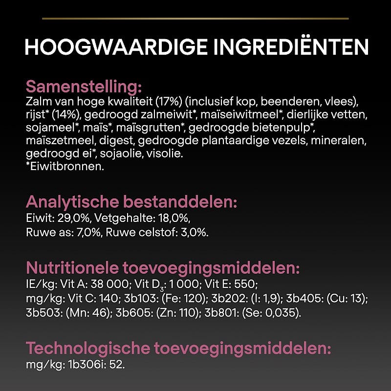 Purina Pro Plan Medium Adult Sensitive Skin Zalm Hondenvoer 14 kg