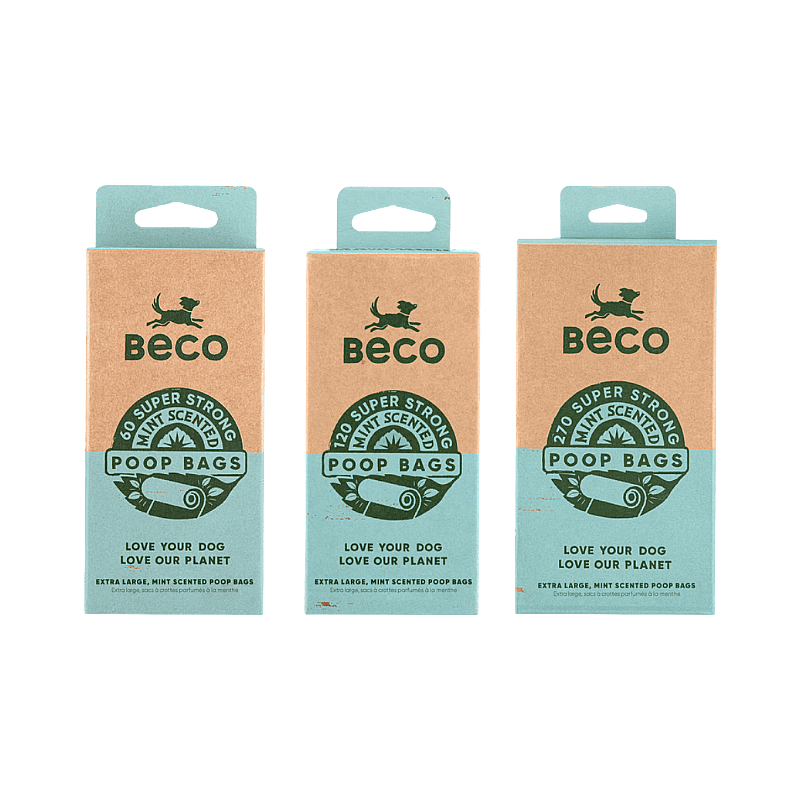Beco Poop Bags Mint Scented Hond