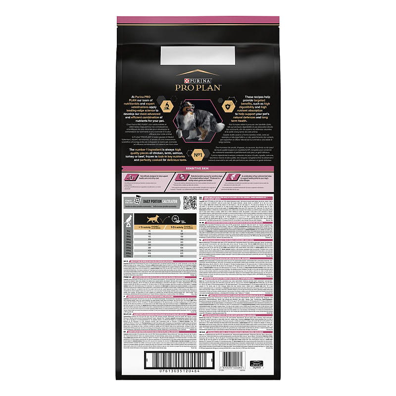 Purina Pro Plan Medium Adult Sensitive Skin Zalm Hondenvoer 14 kg