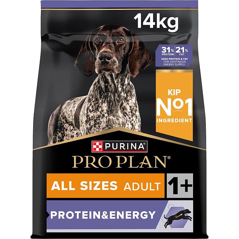 hondenvoer, proplan, all sizes, volwassen, eiwit energie