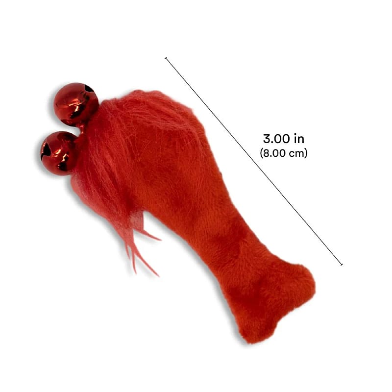 bone, dog toy, red, plush, bell toys