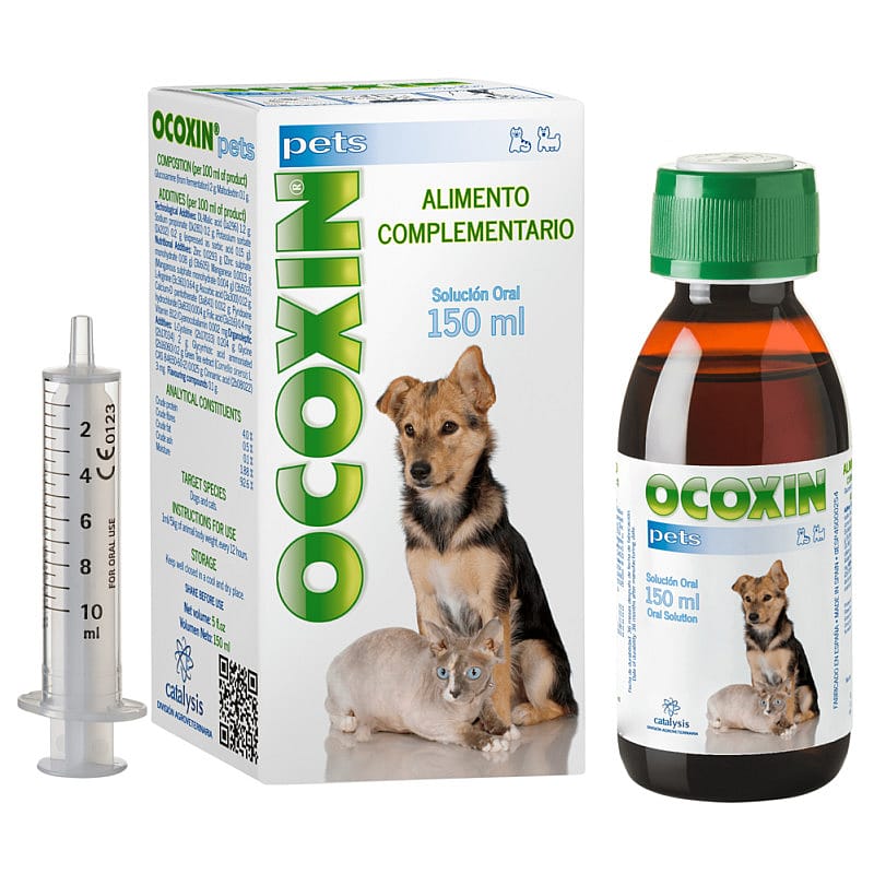 ocatoxic?, ocoxin, medicina para mascotas, solución oral, 150 ml