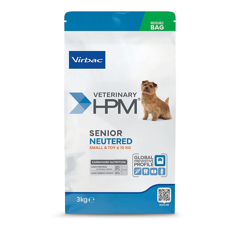 HPM Senior Neutered Dog Small & Toy 3 kg