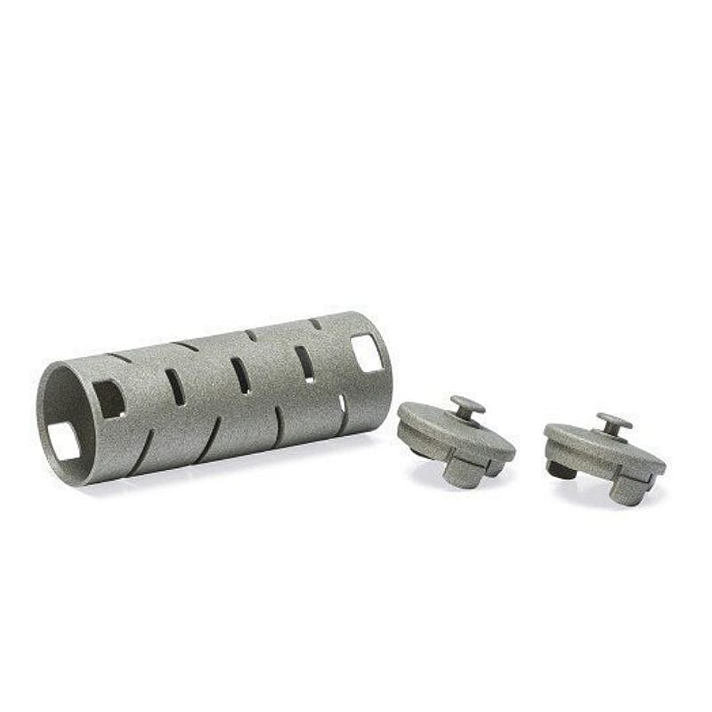 huls, glijclip, klem, tabelplaat, draagbaar-, grijs, ventilatieplug