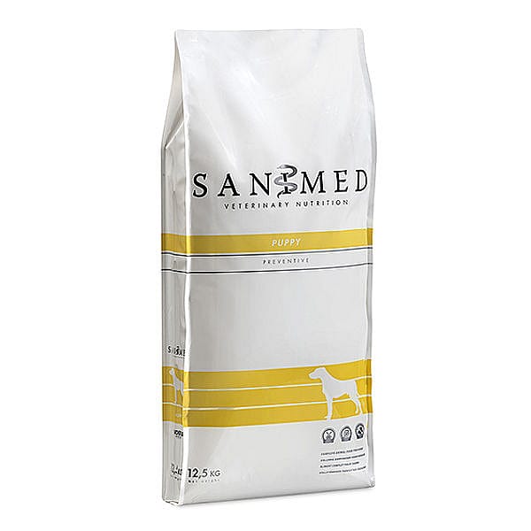 Sanimed Puppy Voeding: Gezonde Groei & Immuunsysteem - Puppyvoer Alle Rassen 12.5 kg