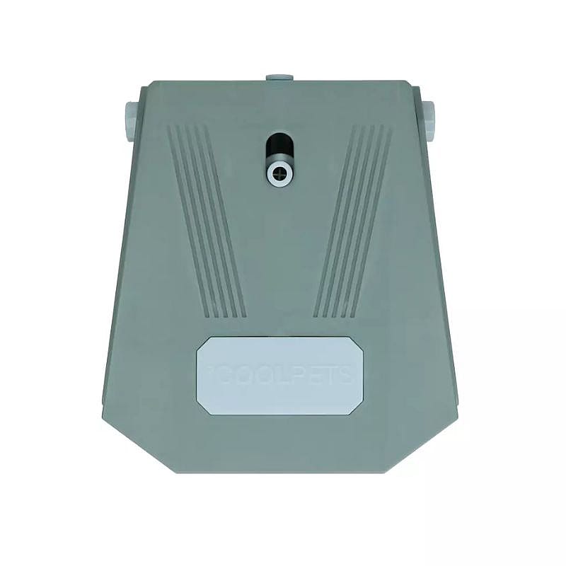 koelkast, temperature controller, metal housing, grey, clip?