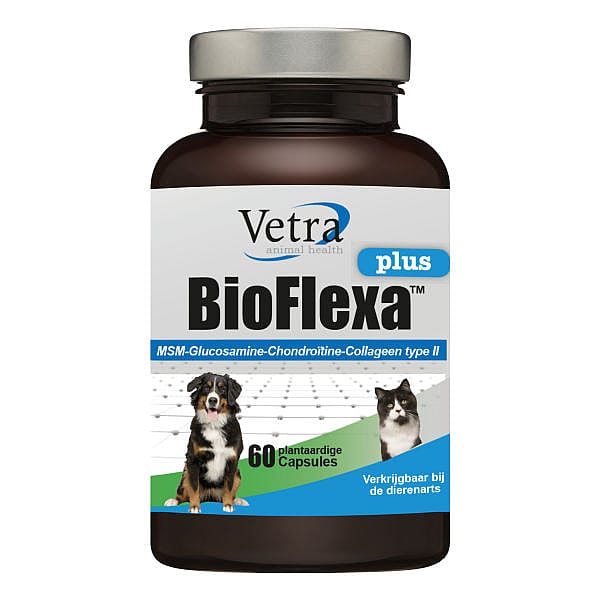Vetra BioFlexa Plus Gewricht Hond Kat 60 capsules