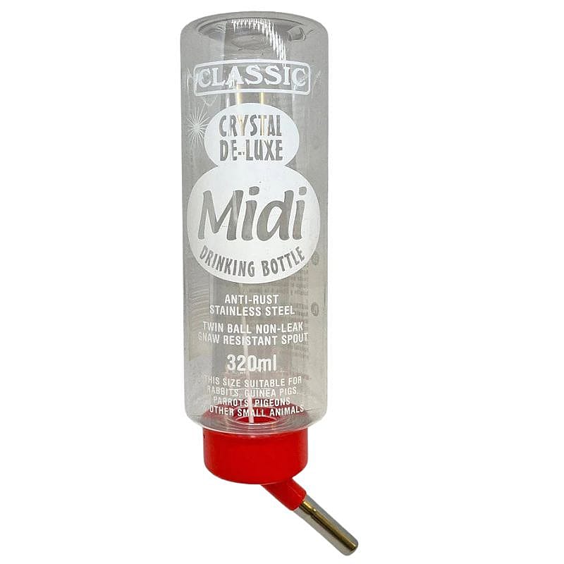 Classic Crystal Deluxe Bottle Drinkfles Konijn Cavia Midi - 320 ml - Cavia