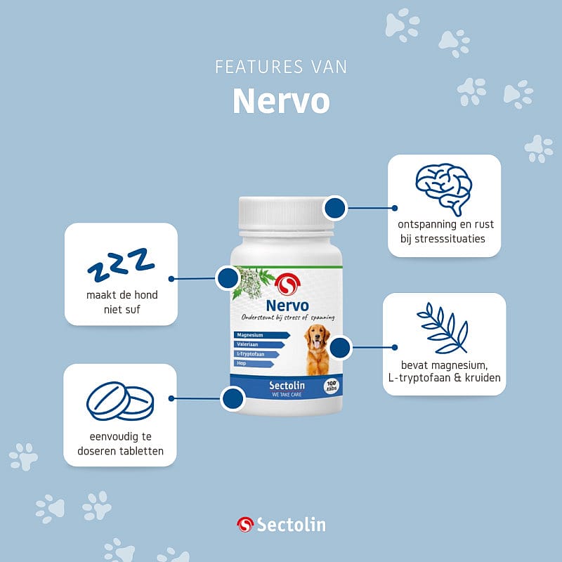 Sectolin Nervo Hond 100 tabletten