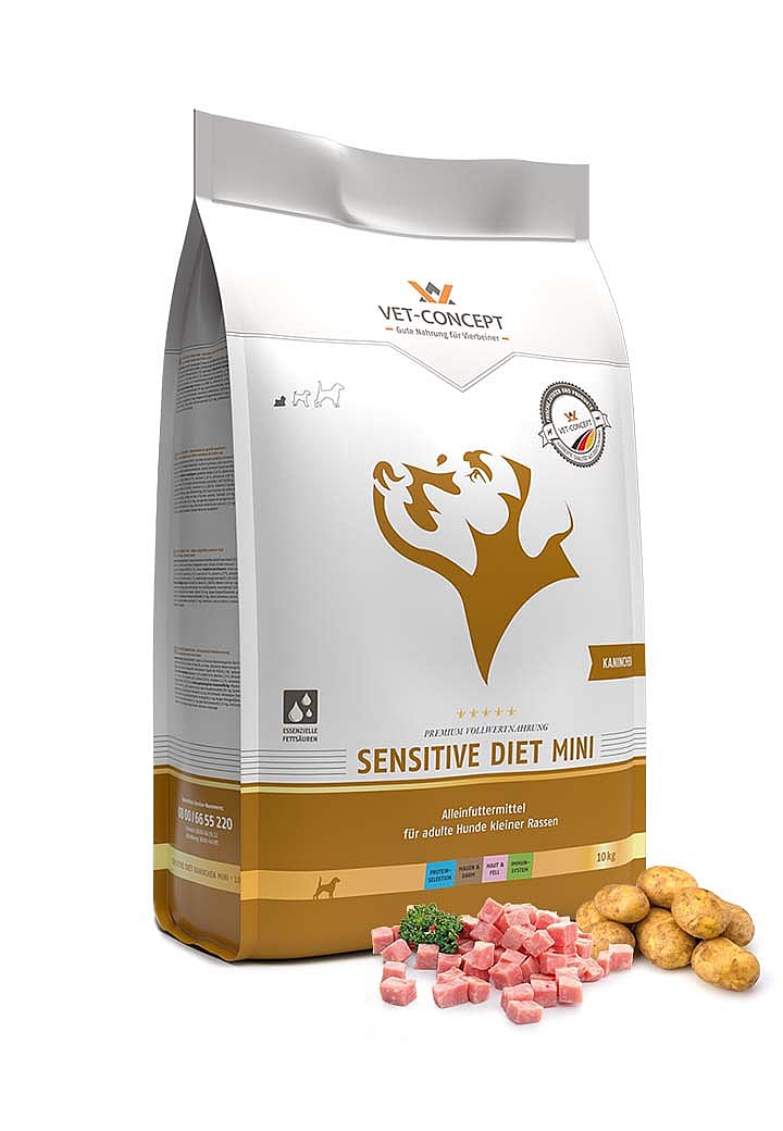 Vet-Concept Sensitive Diet Konijn Hondenvoer 3 kg - Mini