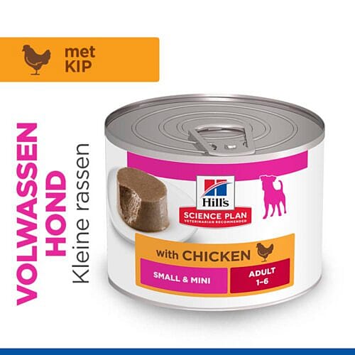 kattenvoer, blikvoer, kippendicht, small&mini, adult-1-6