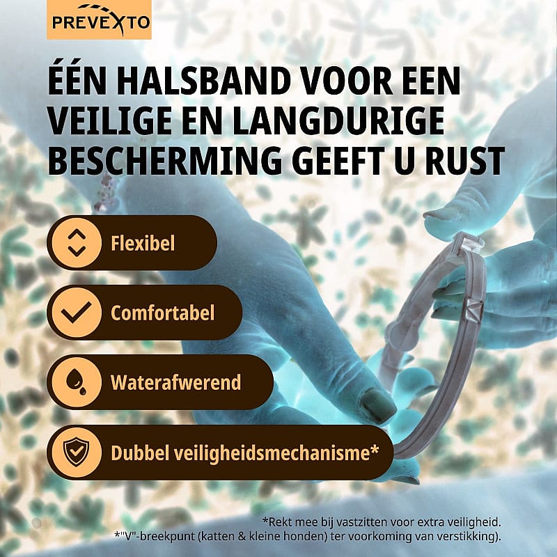 halsband, veiligheid, bescherming, waterafstotend, flexibel