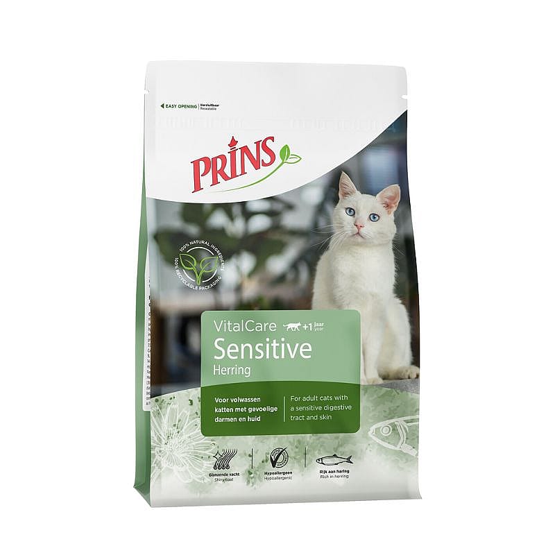 Prins Vitalcare Sensitive Hypoallergic Kattenvoer