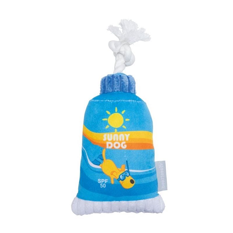 zonnebrand, dog, sunscreen, duim, katoen