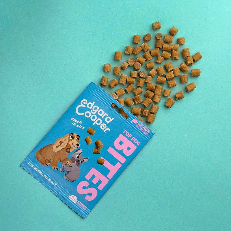 Edgard & Cooper Top Dog Bites Zalm & Kip Small - 50 gram