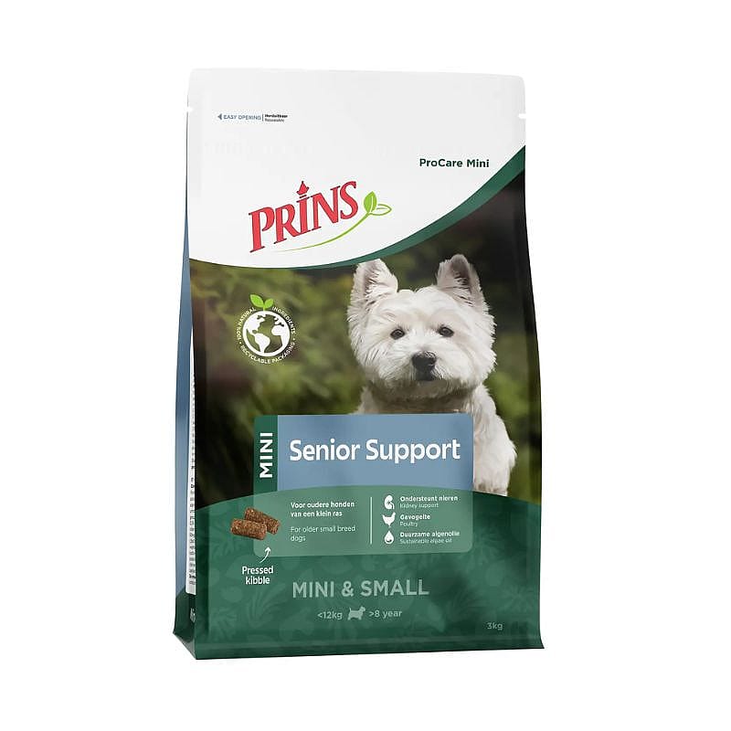 Senior, Dog food, Old dogs, Mini breed, Pressed kibble