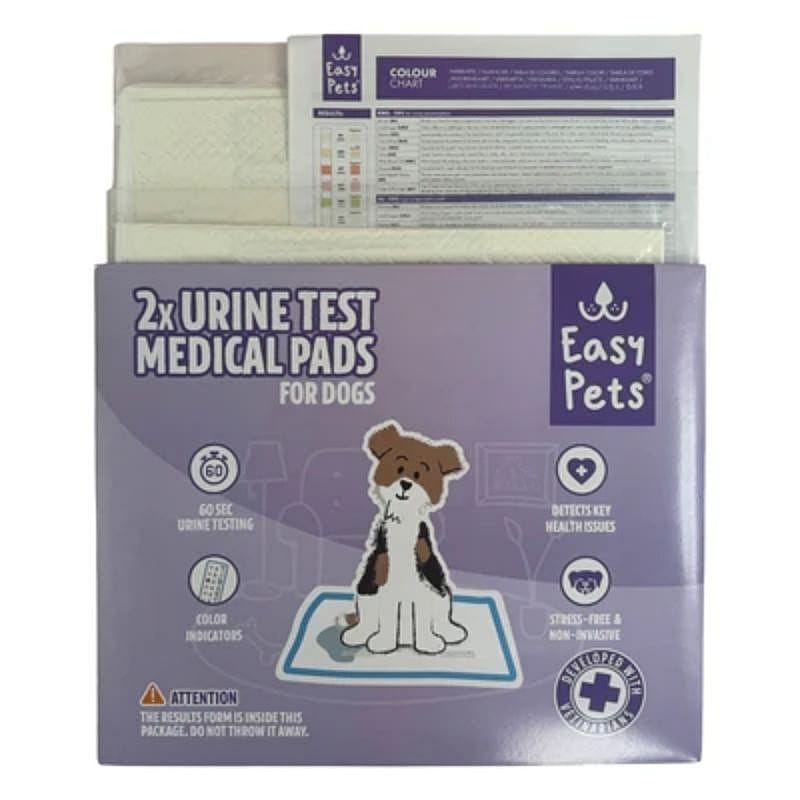 urine test, medical pads, for dogs, color chart, Easy Pets
