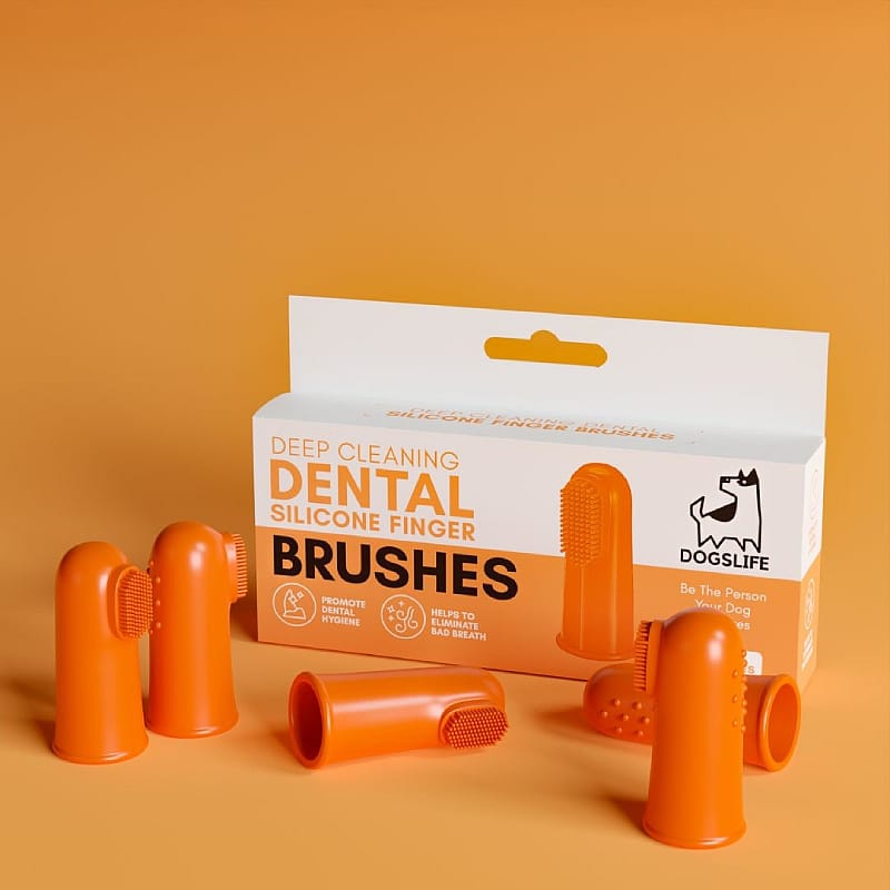 DogsLife Silicone Finger Toothbrushes Hond Kat 5 stuks