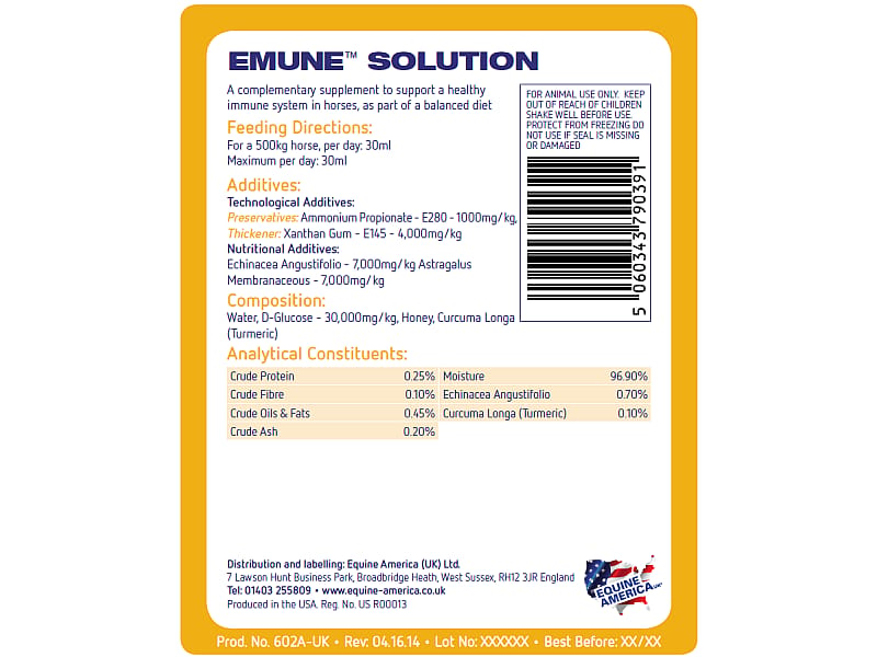 Equine America Emune 1 liter