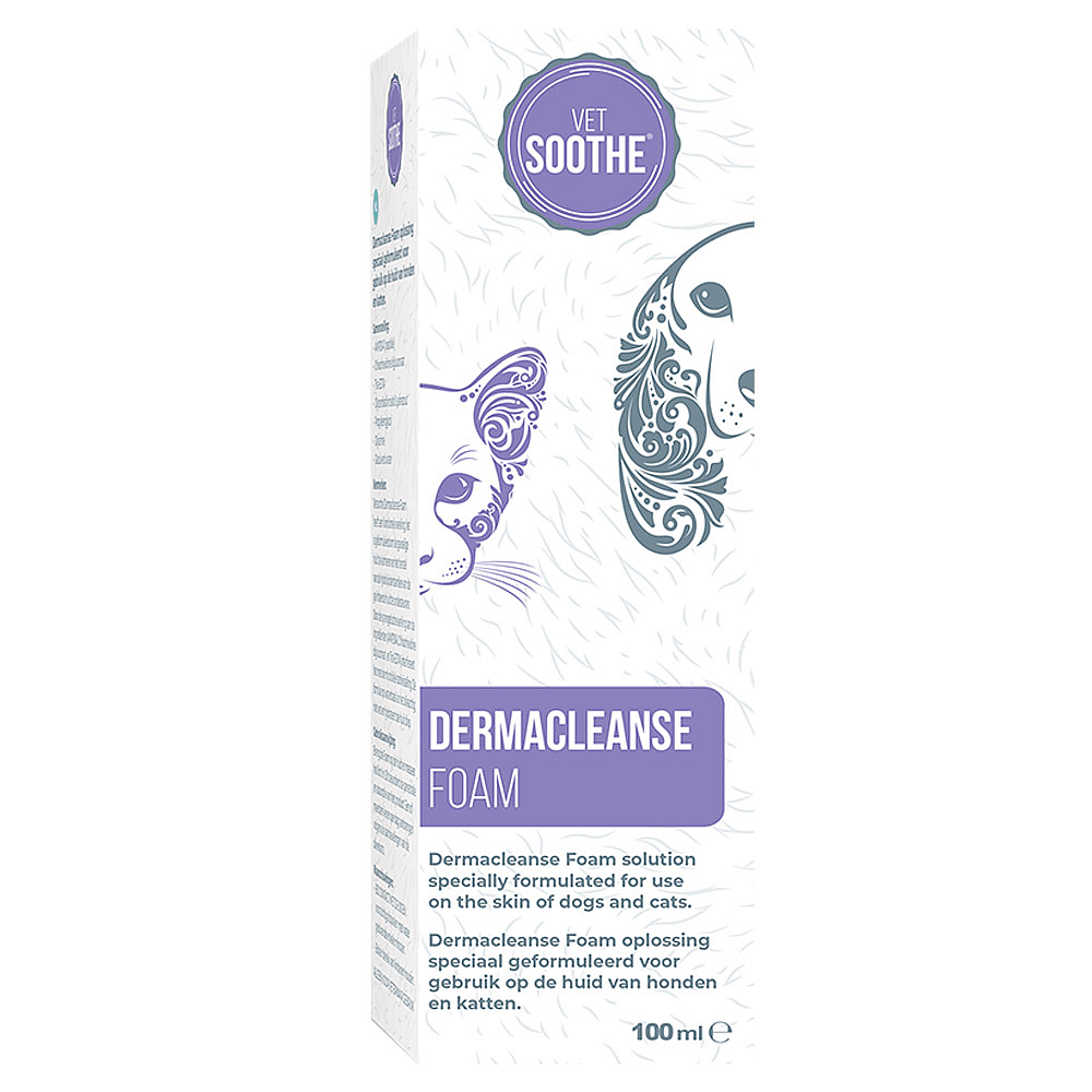 Vetsoothe Dermacleanse Foam Hond Kat 100 ml