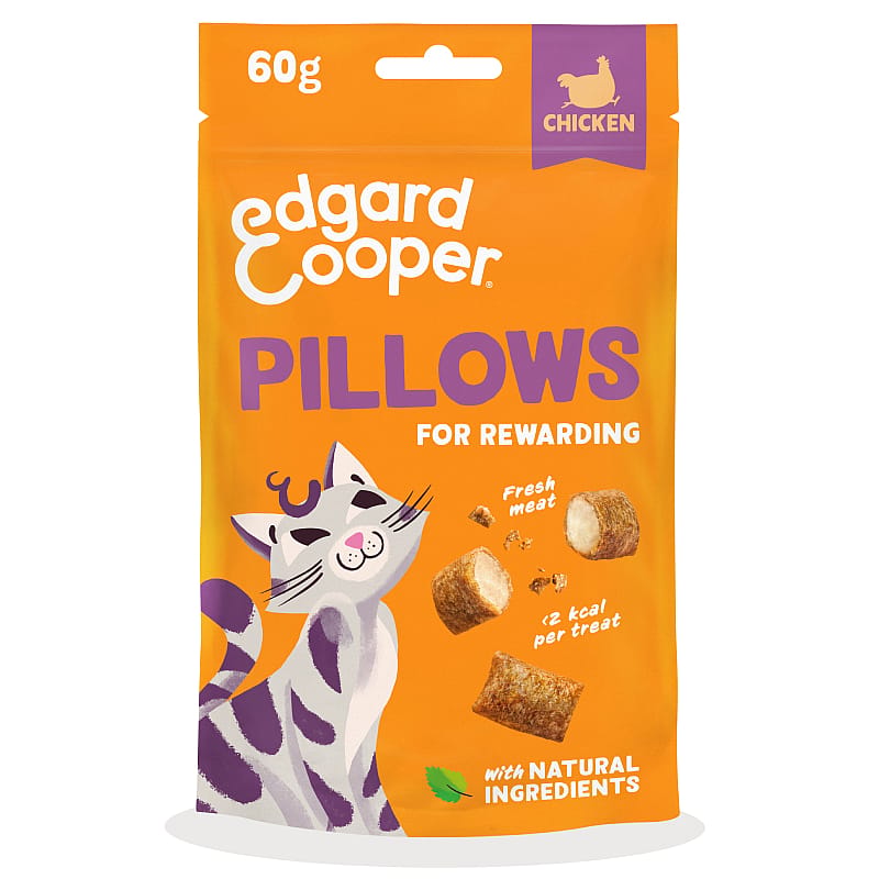 Edgard & Cooper Pillows Kattensnacks 60 gram Kip