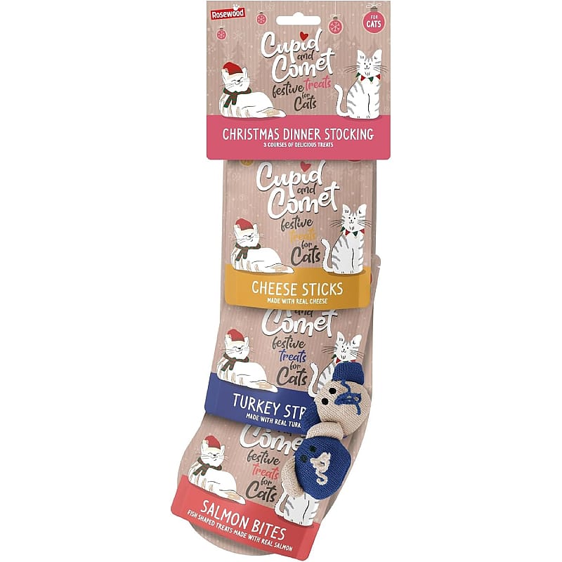 Cupid & Comet Kerstdiner Kerstsok Kat