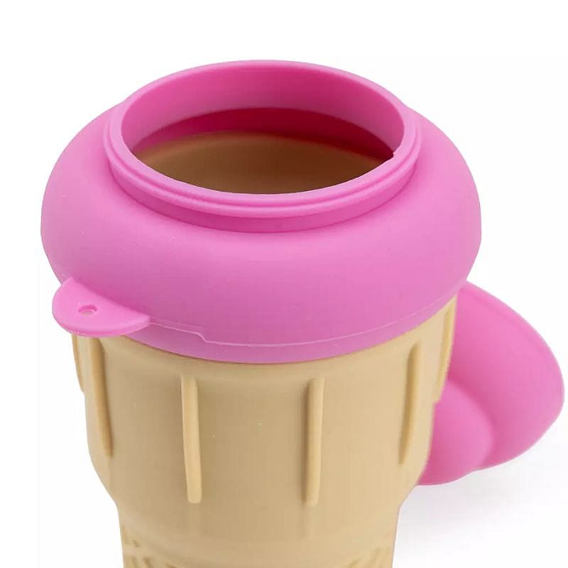koeler, fles, drinkfles, roze, roze kap