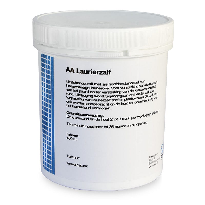 zalf, laurierzalf, potje, wit, 450 ml