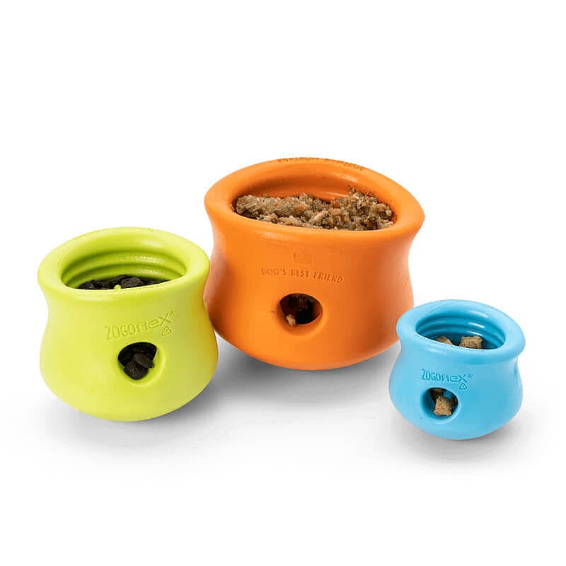 West Paw Zogoflex Toppl Traktatie Puzzel Hond Large - Aqua Blauw