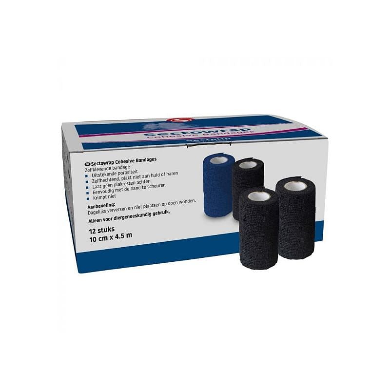 Sectolin Sectowrap 1 Stuk 10 cm x 4.5 m Zwart