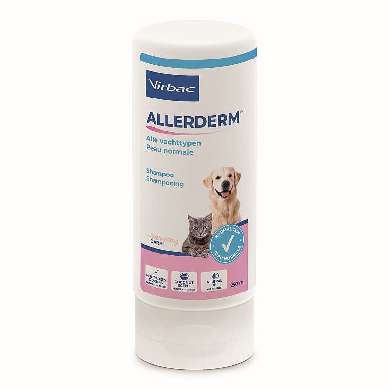 Huisdierenshampoo, Honden en katten, Alle vachttypen, Kokosgeur, 250 ml