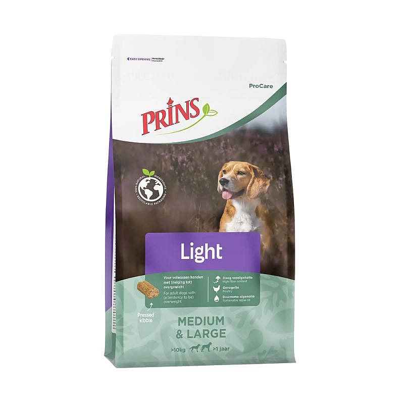 Prins Procare Light Low Calorie Hondenvoer