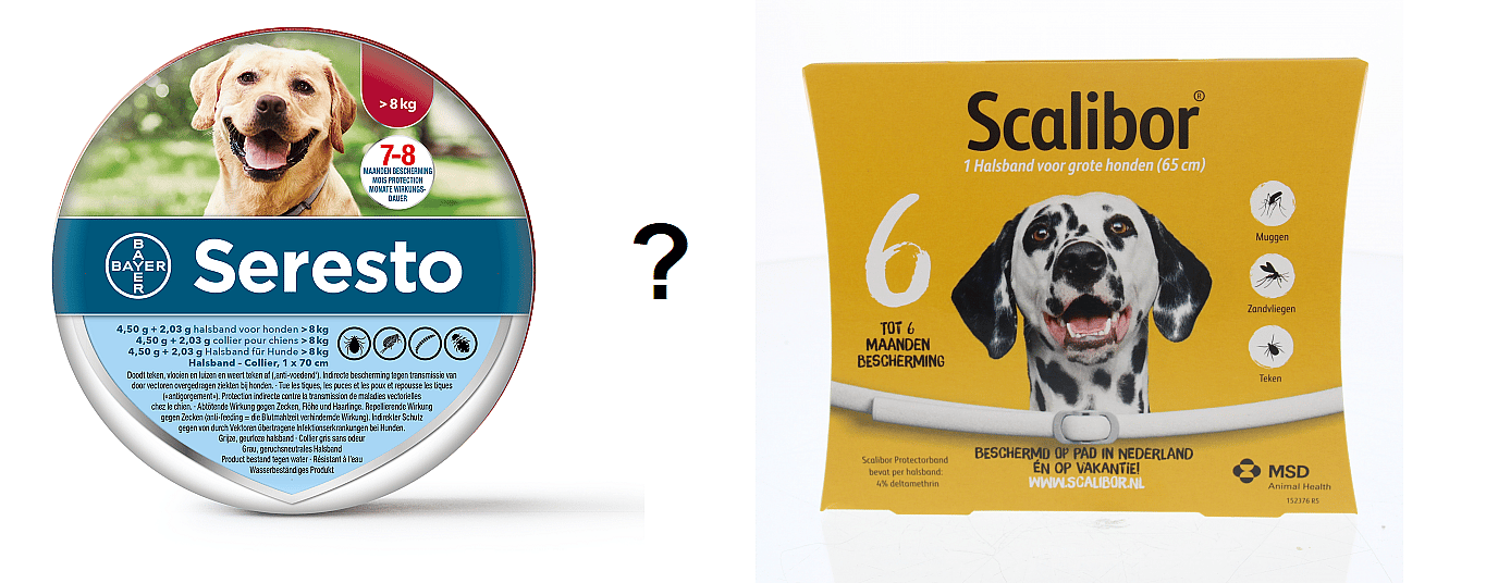 Verschil tussen Scalibor en Seresto
