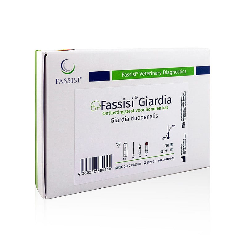 Fassisi Giardia Ontlasting Sneltest Hond Kat 1 stuk