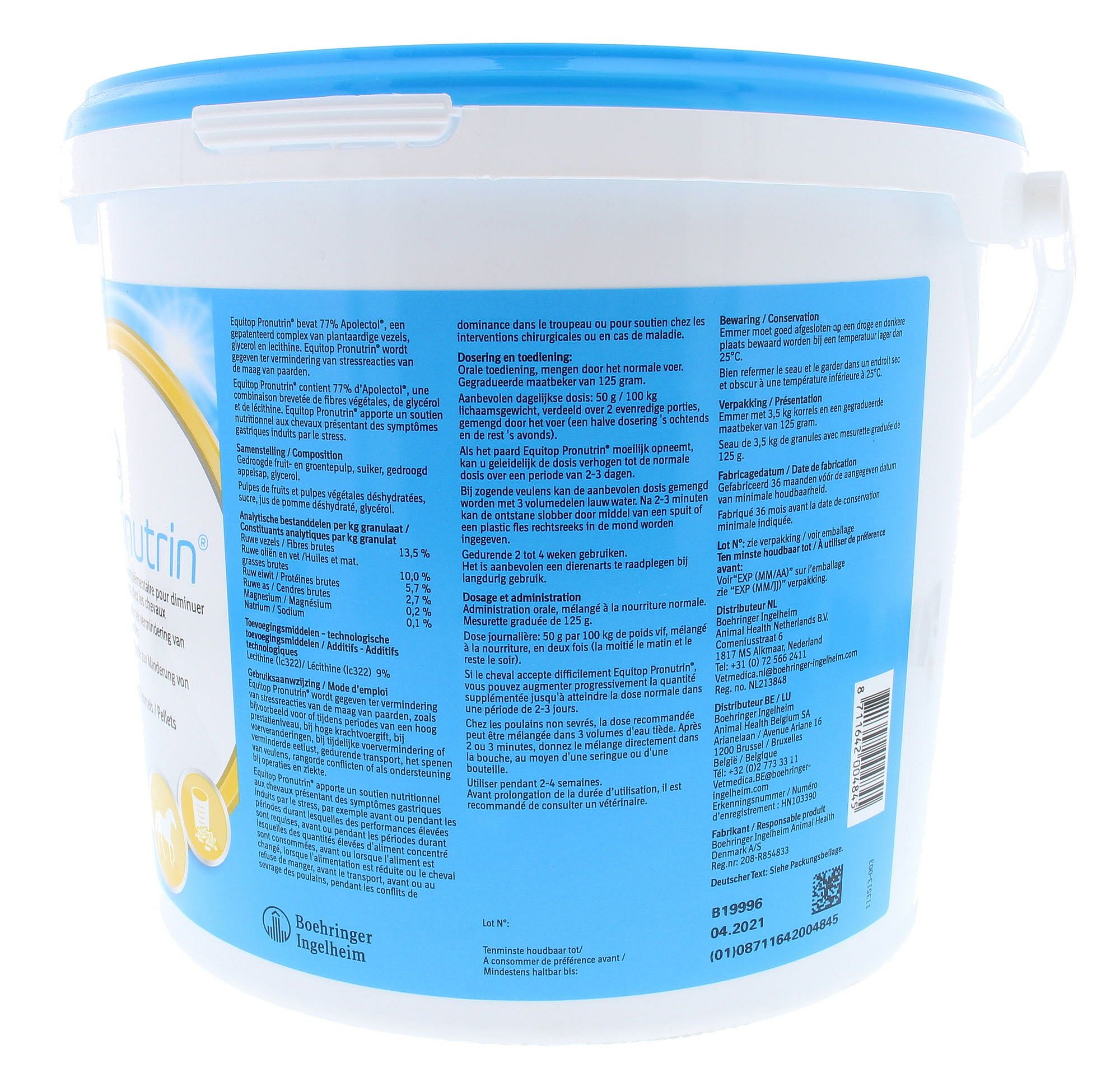 Equitop Pronutrin Maag Paard 3.5 kg