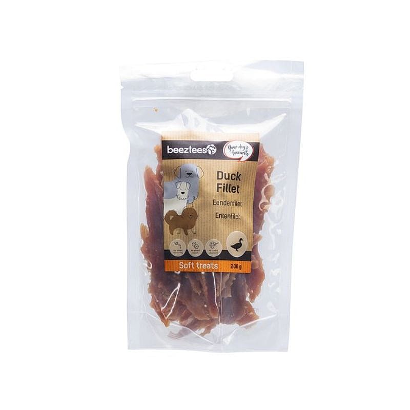 ducks Fillet, soft treats, dog treats, duck meat, packaged snack