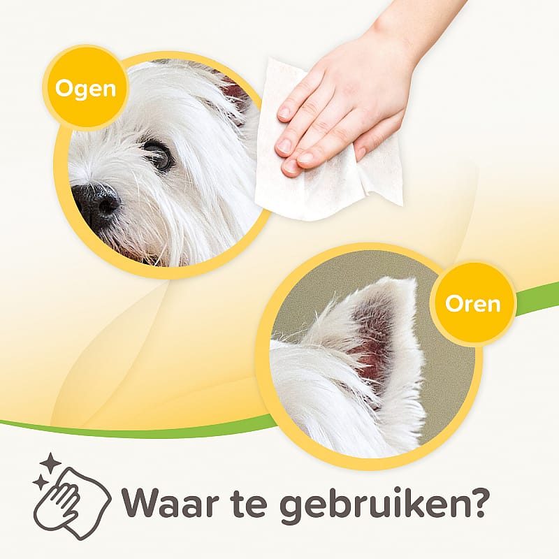 Beaphar Dierendoekjes Ogen & Oren Hond Kat 30 stuks