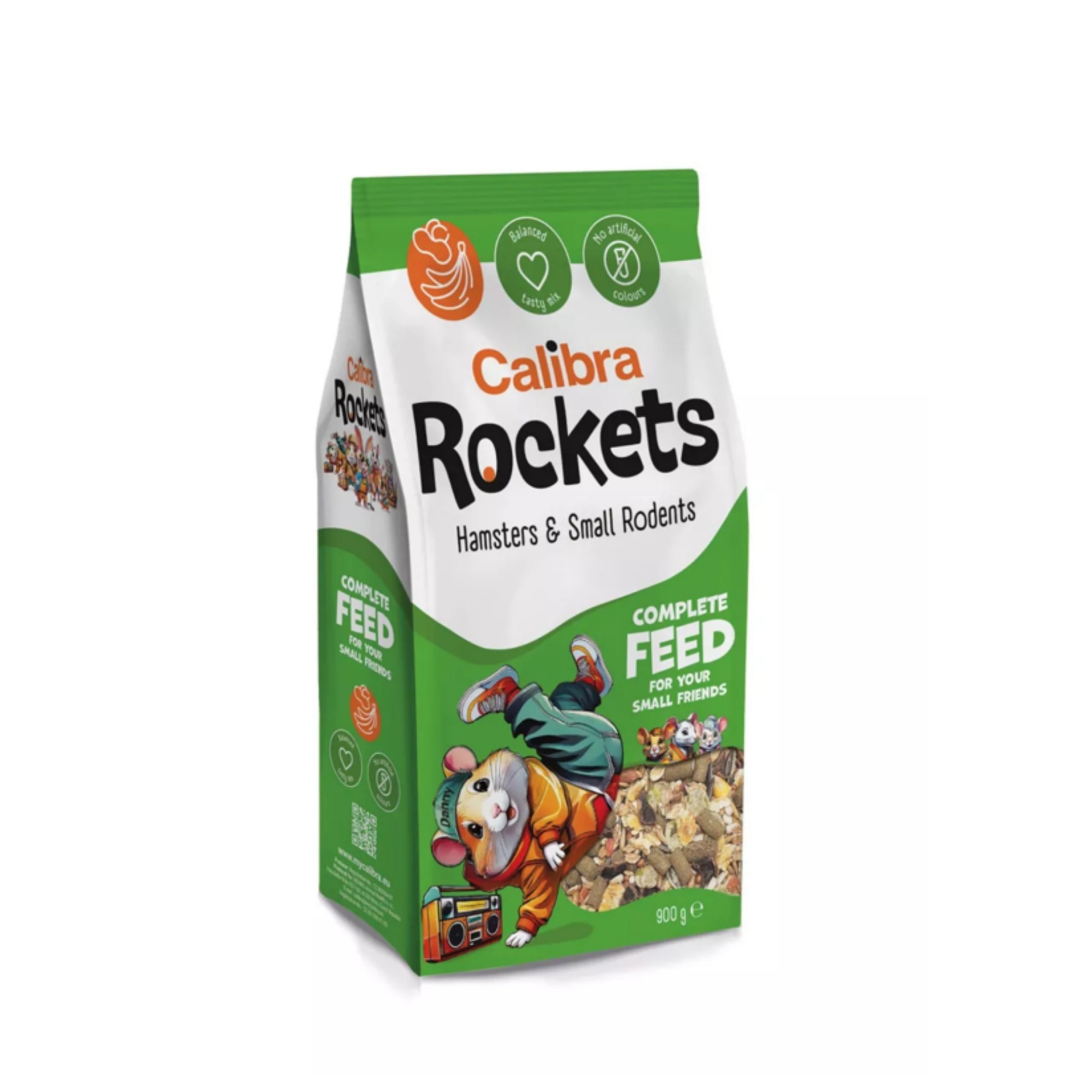 kattenvoer?, hamsters en kleine knaagdieren, complete voeding, brokken, 900 g