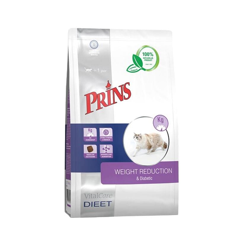 Prins Vitalcare Veterinary Diet Weight Reduction & Diabetic Kattenvoer