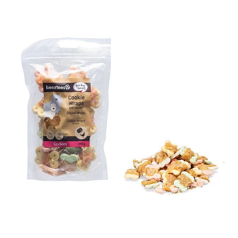 koekjes wraps, cookie wraps, beeztees, multicolor, 200 g