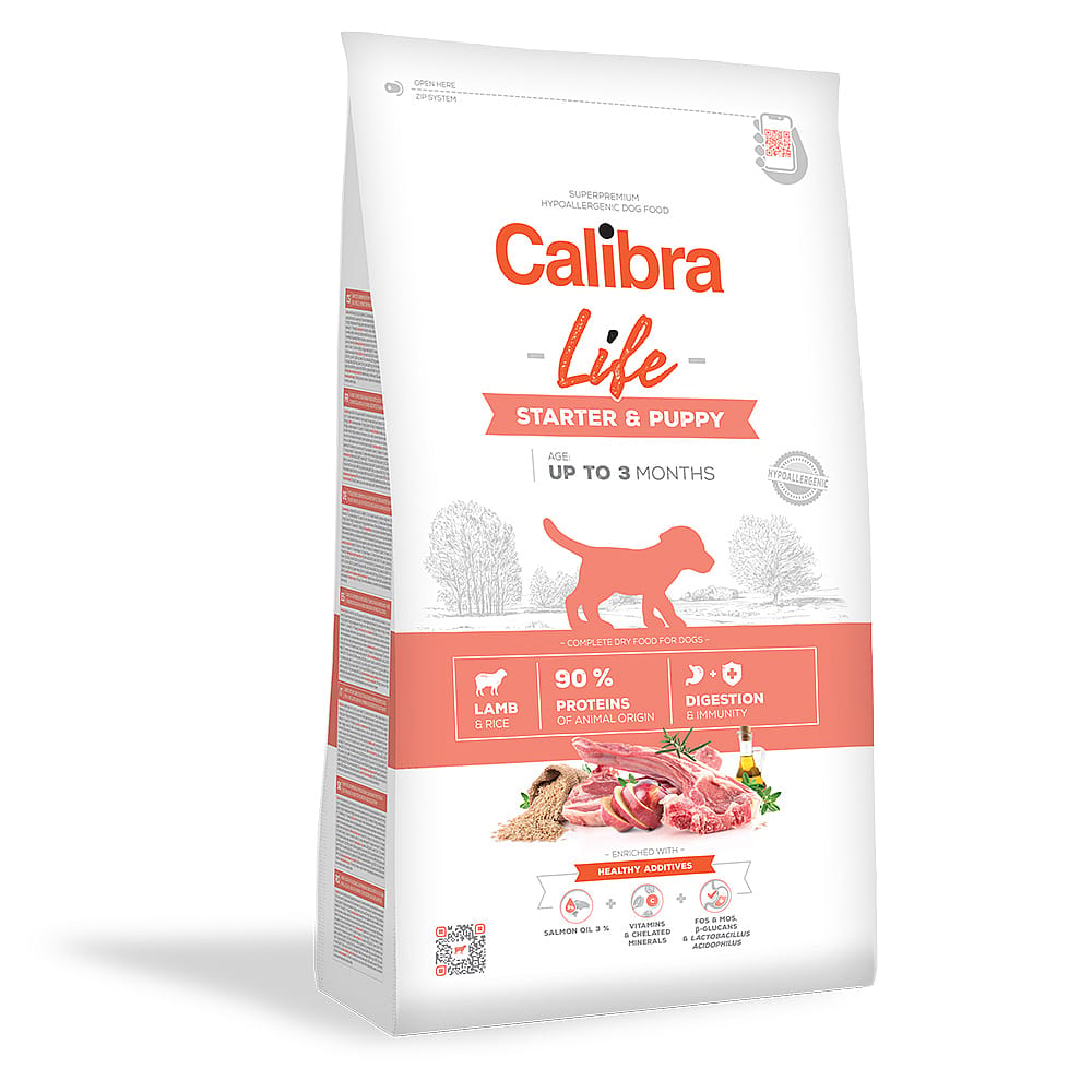 Calibra Hond Life Starter & Puppy Lamb