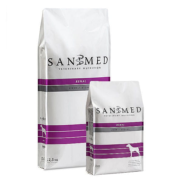 Sanimed Renal Hond Dieetvoer: Nier & Lever Ondersteuning - Volledige voeding