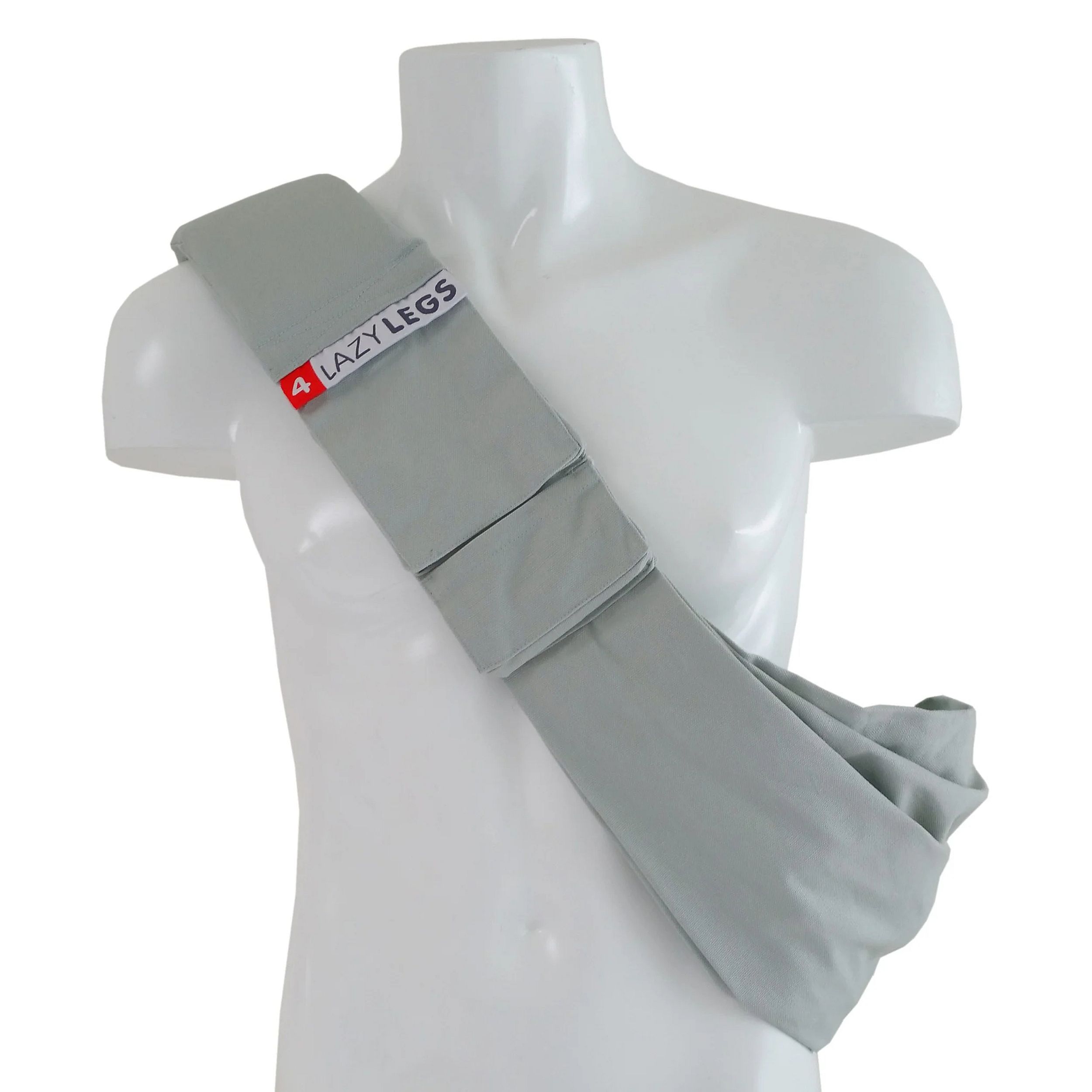 4LazyLegs Pocket Canvas Draagzak Hond XS Grijs