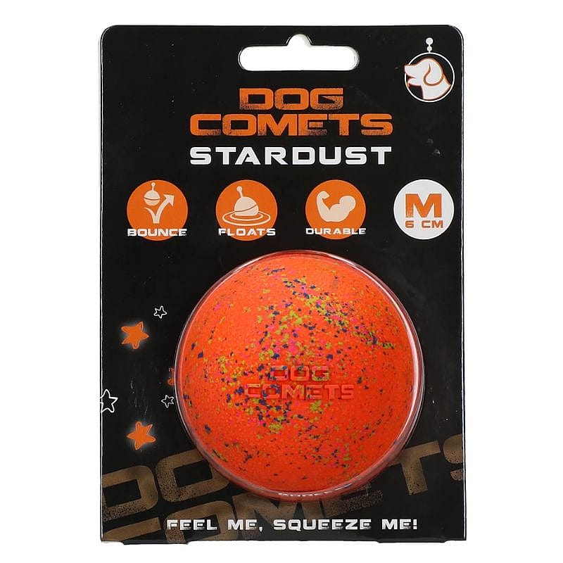 Dog Comets Stardust Speelbal Hond Oranje M