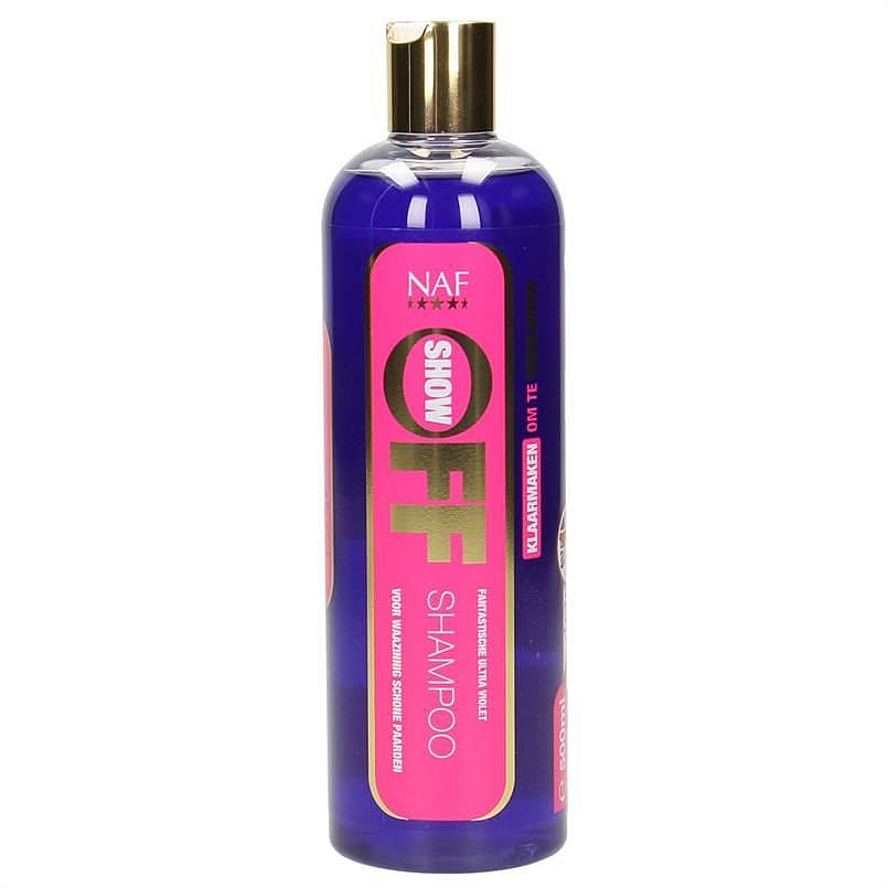 NAF Show Off Shampoo 500 ml – Diepreinigende shampoo voor een showwaardige vacht