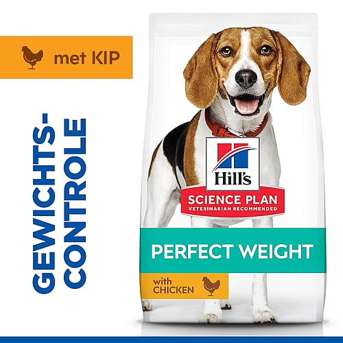 Hill's Science Plan Perfect Weight Medium Adult Hondenvoer Kip