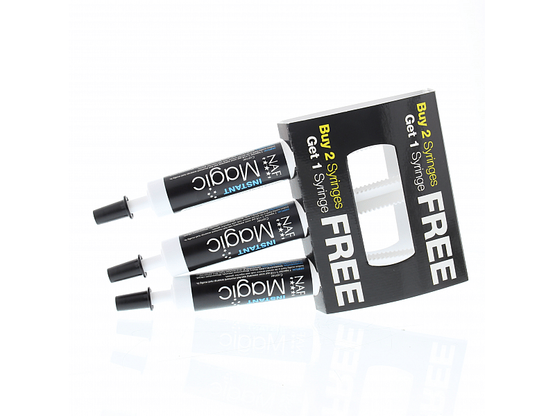NAF Magic Instant 3 injectoren – Kalmeringspasta met magnesium voor paard en pony