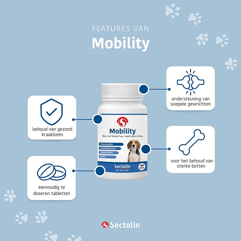 Sectolin Mobility Hond 100 tabletten