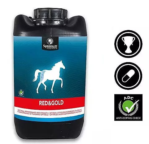 Synovium Red en Gold Vitaminen Mineralen Paard 5 liter
