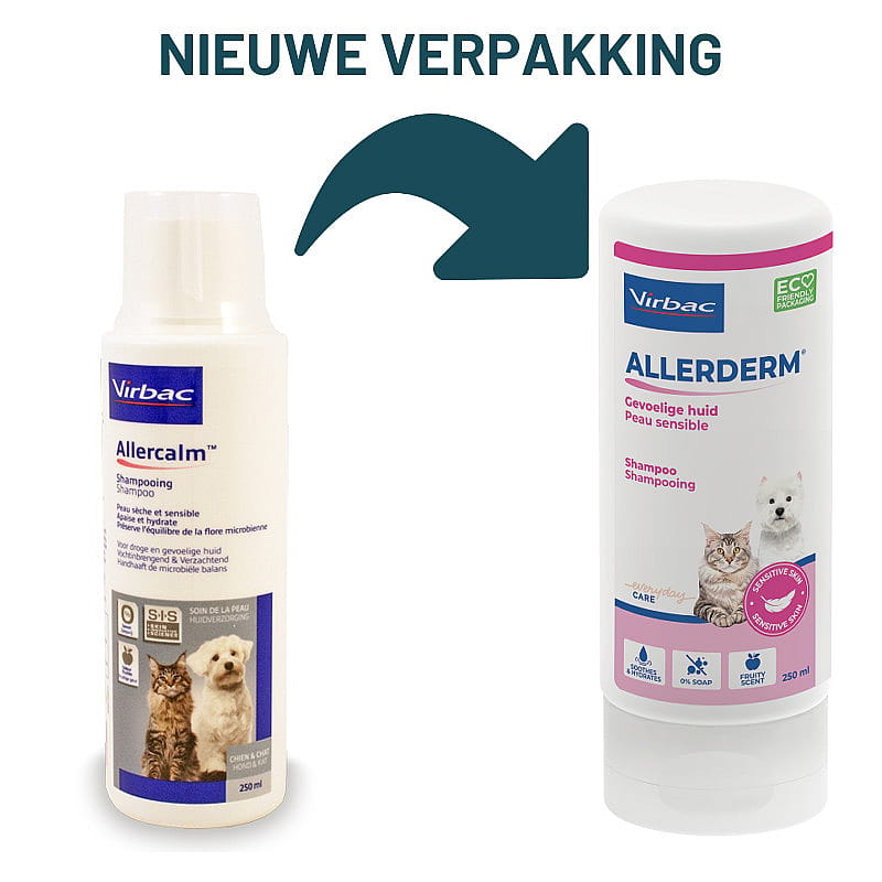 Allerderm Gevoelige Huid Shampoo Hond Kat 250 ml